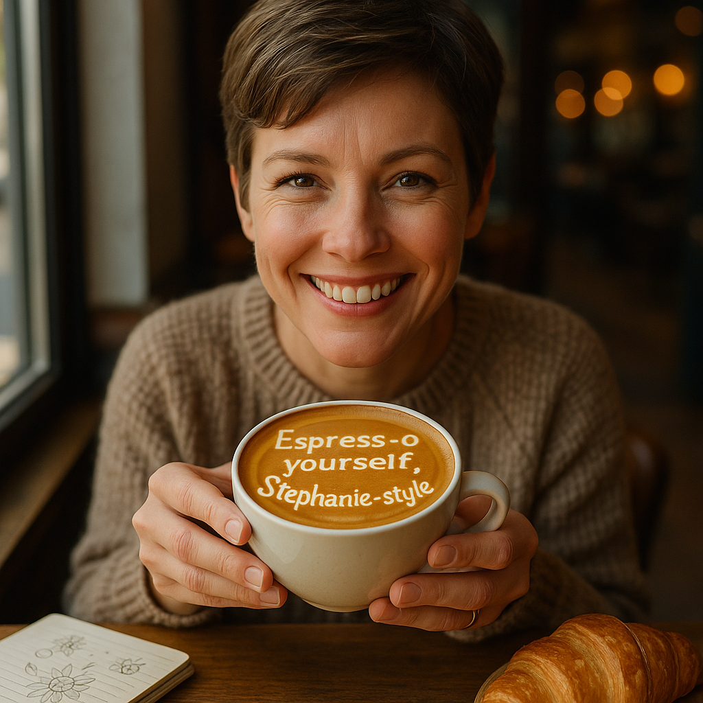 Espress o yourself Stephanie style. Stephanie Puns