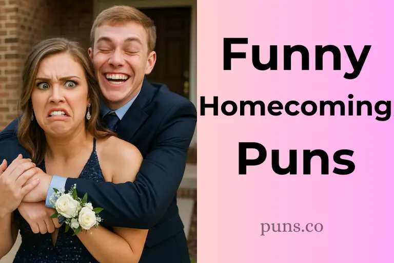 104 Homecoming Puns That’ll Have Your Friends Rolling at Spirit Week!