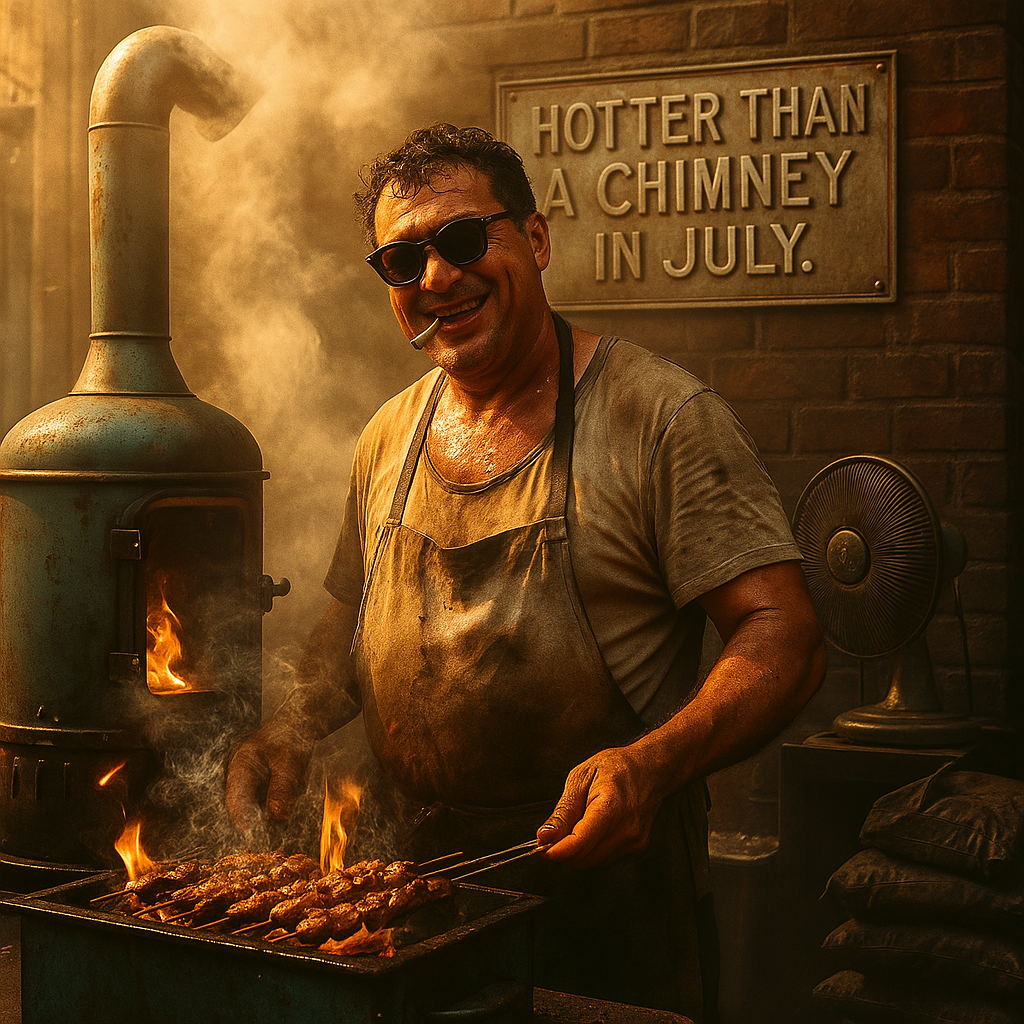 Hotter than a chimney in July. Chimney Puns