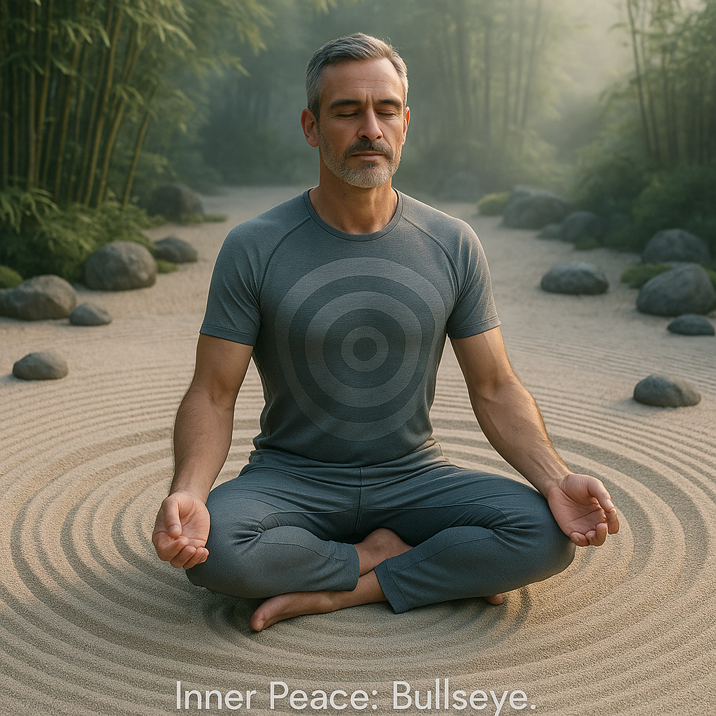 Inner Peace Bullseye. Target Puns