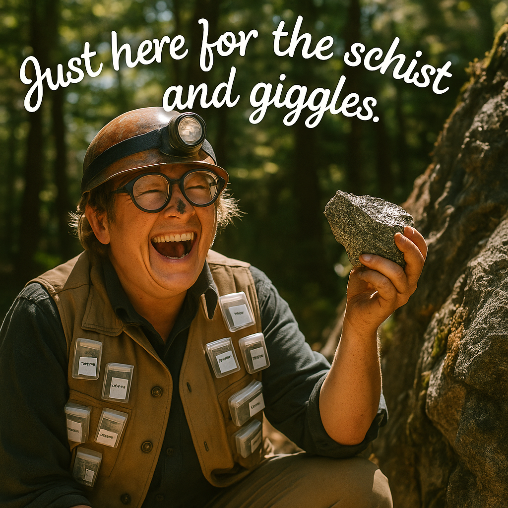 Just here for the schist and giggles. mineral Puns
