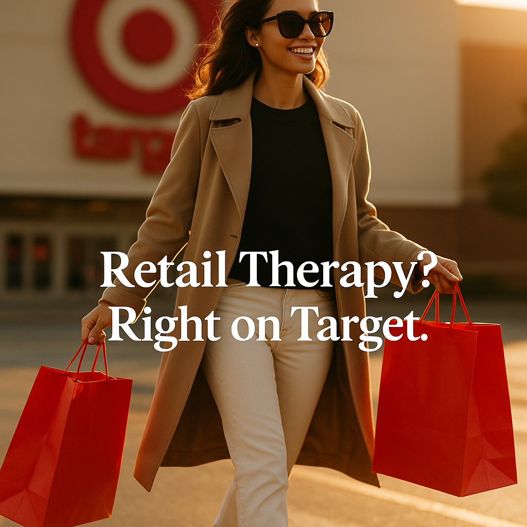 Retail Therapy Right on Target. Target Puns