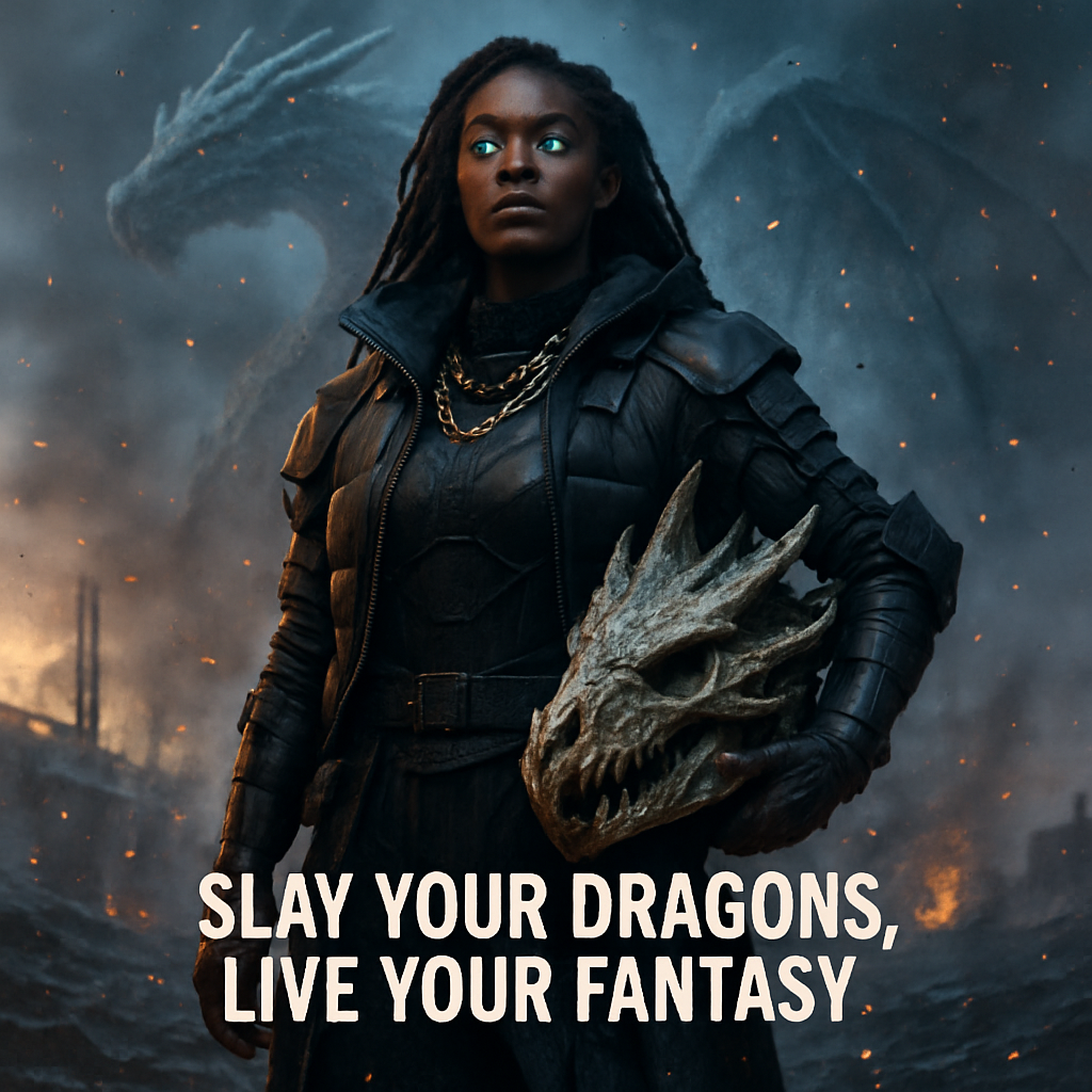 Slay your dragons live your fantasy. Fantasy Puns