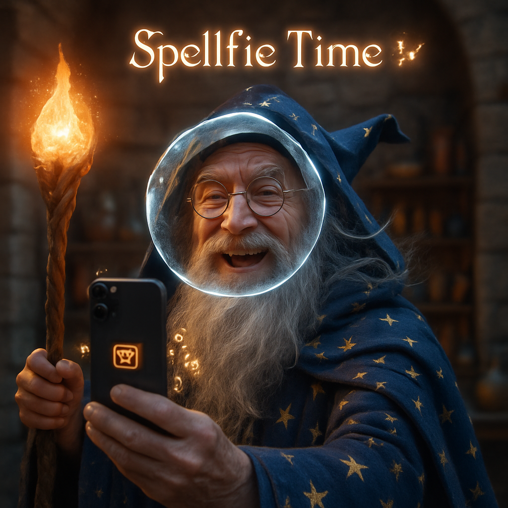Spellfie Time Wizard Puns