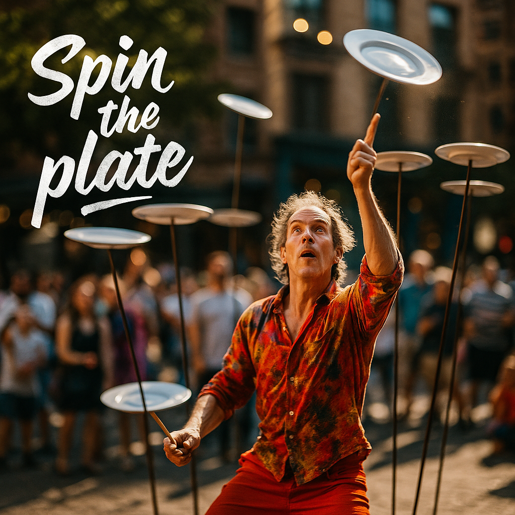 Spin the plate. Plate Puns