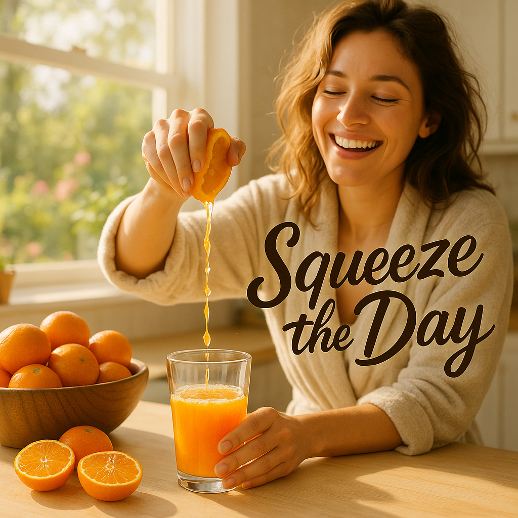 Squeeze the Day Tangerine Puns