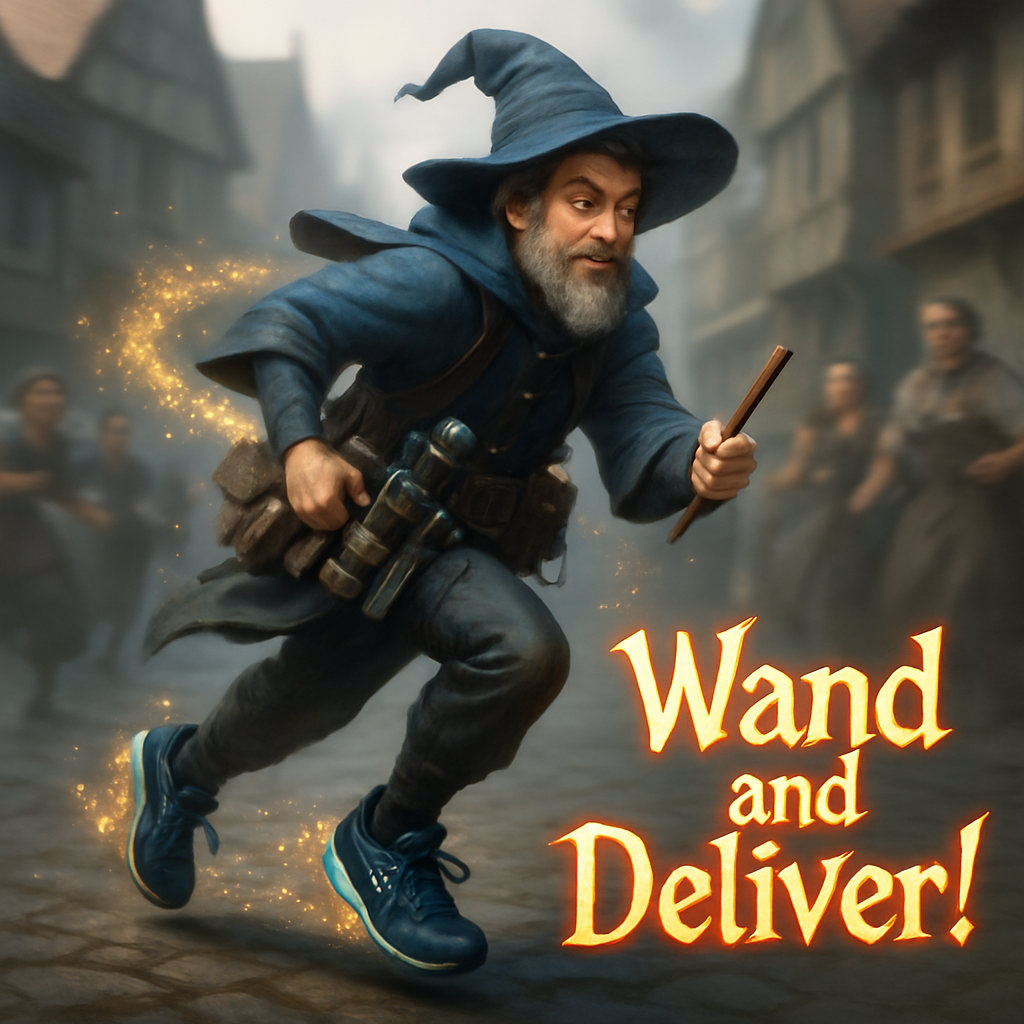 Wand and Deliver Wizard Puns