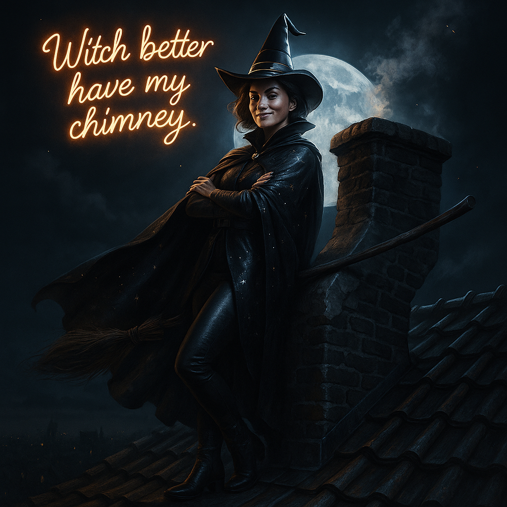 Witch better have my chimney. Chimney Puns