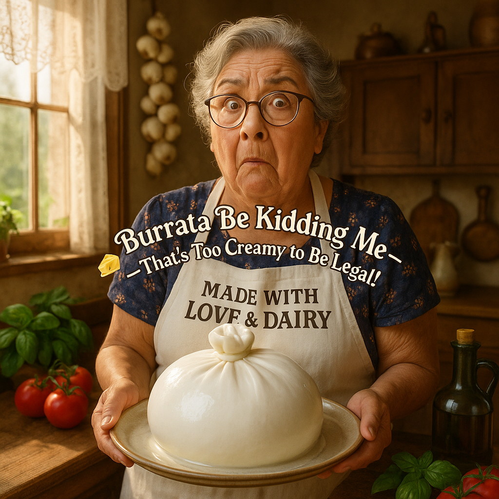 Burrata Be Kidding Me — Thats Too Creamy to Be Legal Burrata Puns