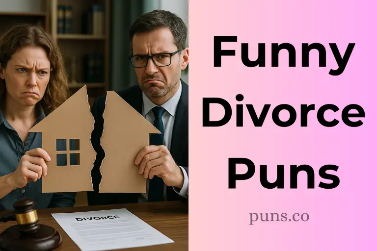 86 Divorce Puns for Turning Heartbreak into Hilarity!