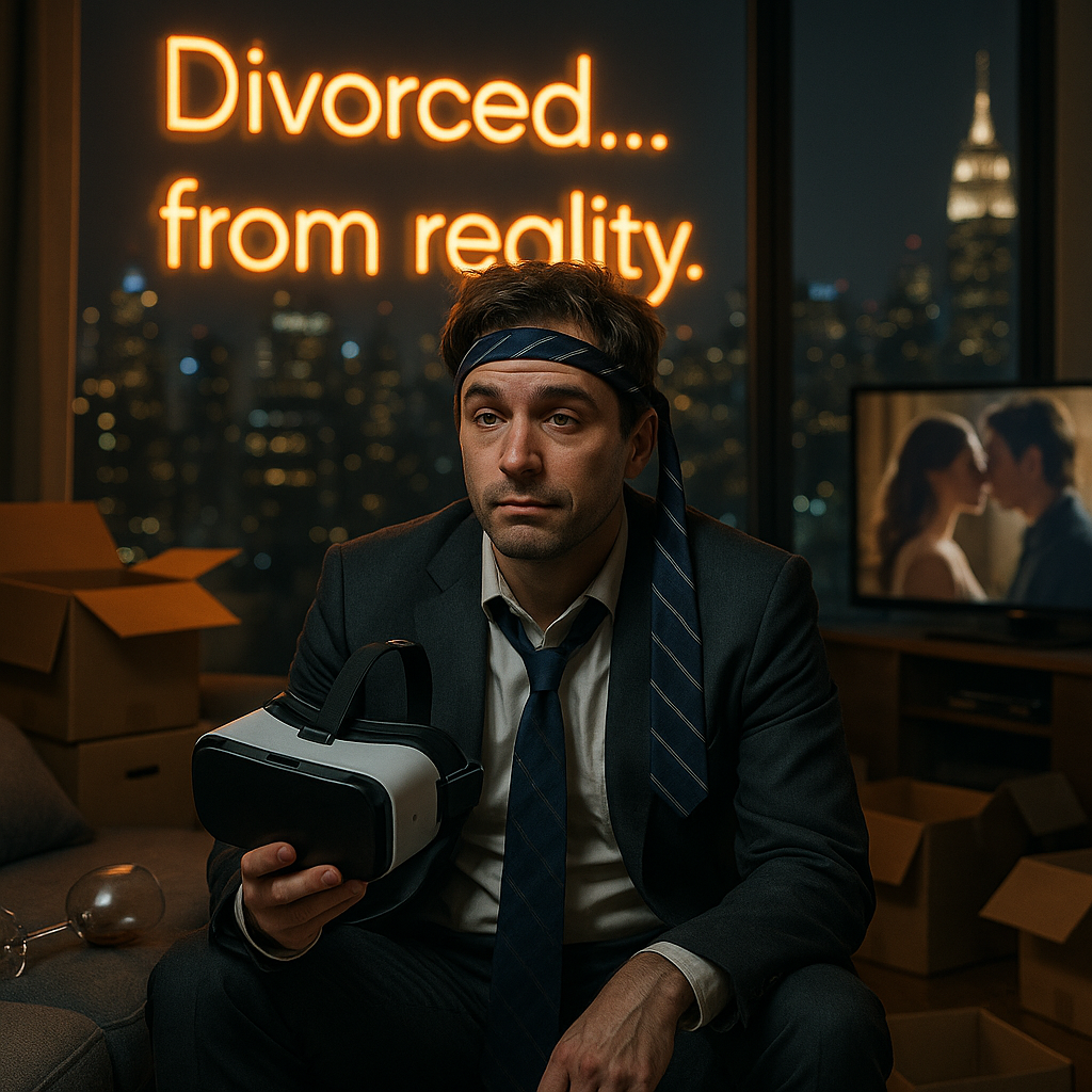 Divorced. from reality. Divorce Puns