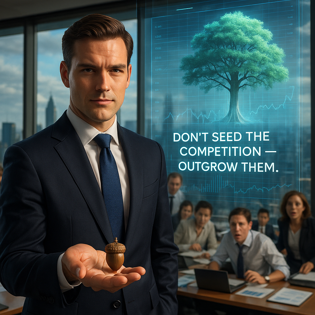 Dont seed the competition — outgrow them. Seed Puns