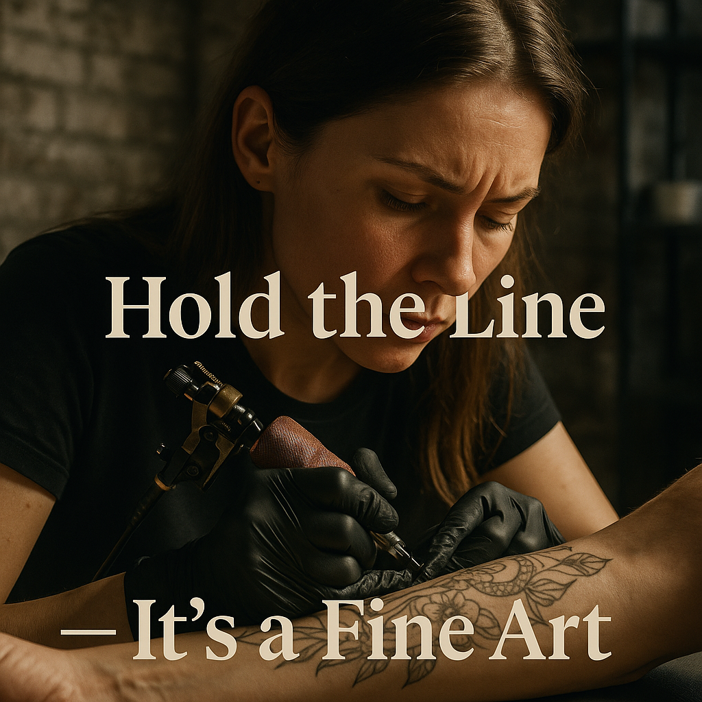 Hold the Line — Its a Fine Art. Line Puns