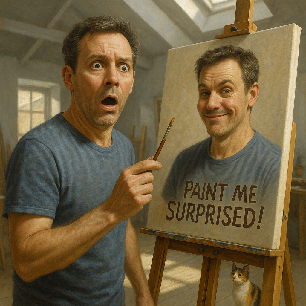 Paint Me Surprised Painting Puns
