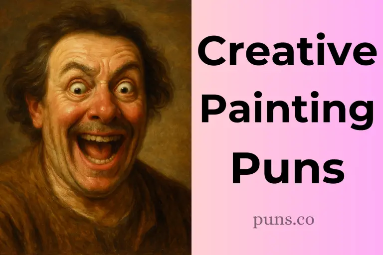 119 Painting Puns to Stroke Your Funny Bone!