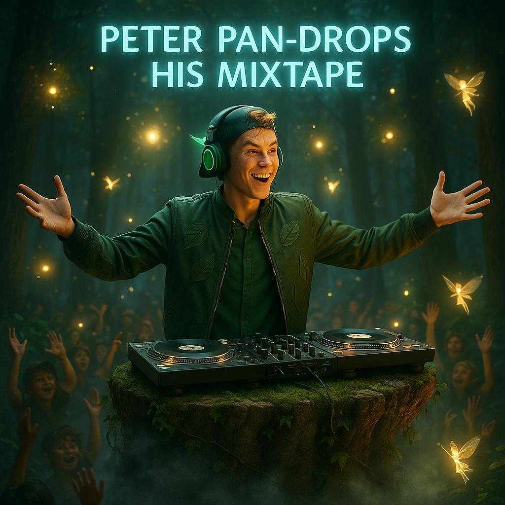 Peter Pan drops His Mixtape Peter Pan Puns