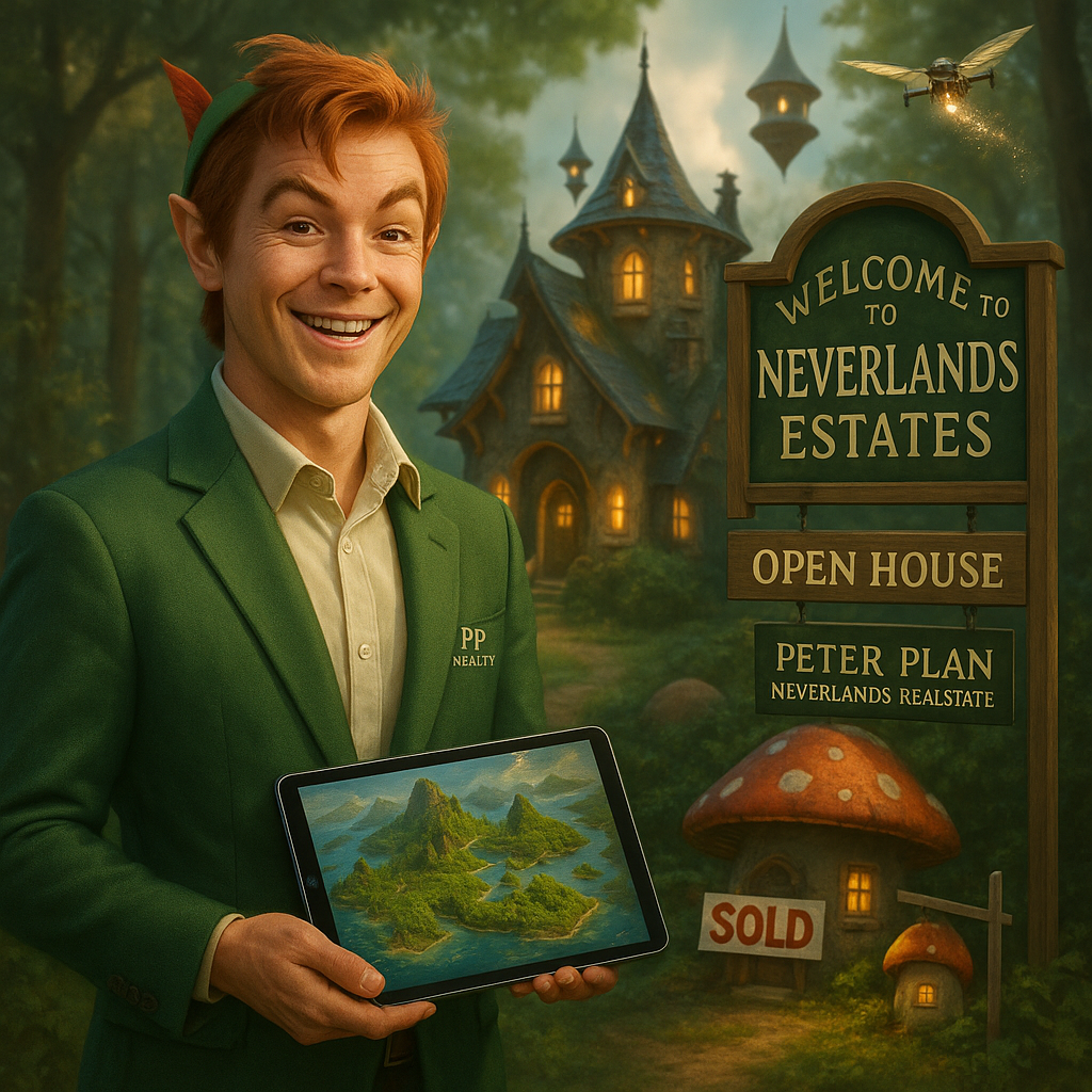 Peter Plan – Neverlands Real Estate Peter Pan Puns