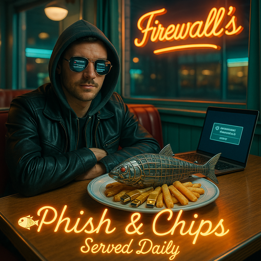 Phish Chips Served Daily. Cybersecurity Puns