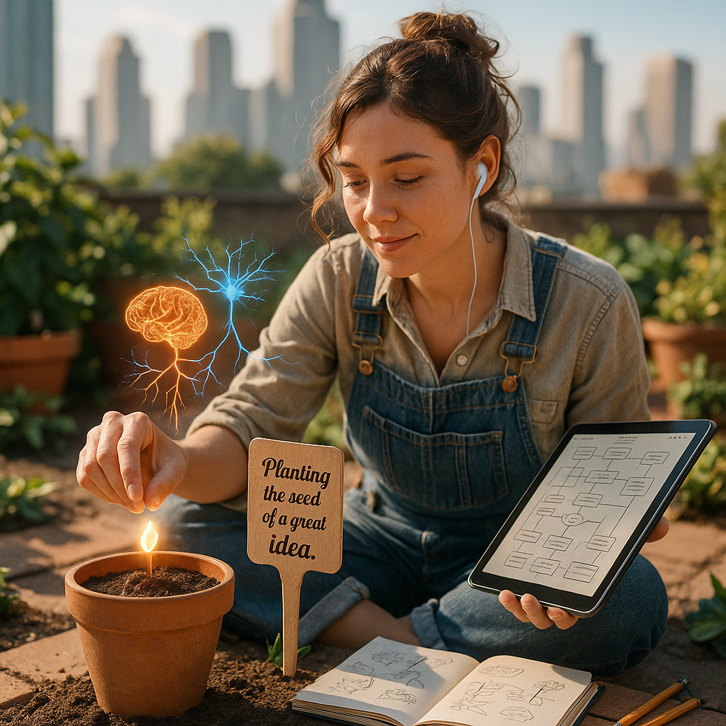 Planting the seed of a great idea. Seed Puns