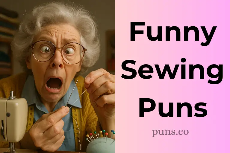 86 Sewing Puns that Will Leave You in Stitches!