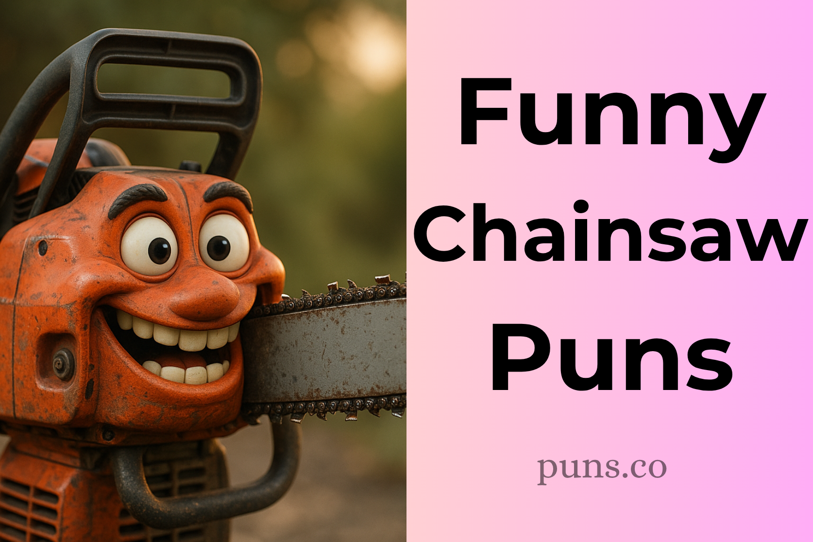 Chainsaw puns