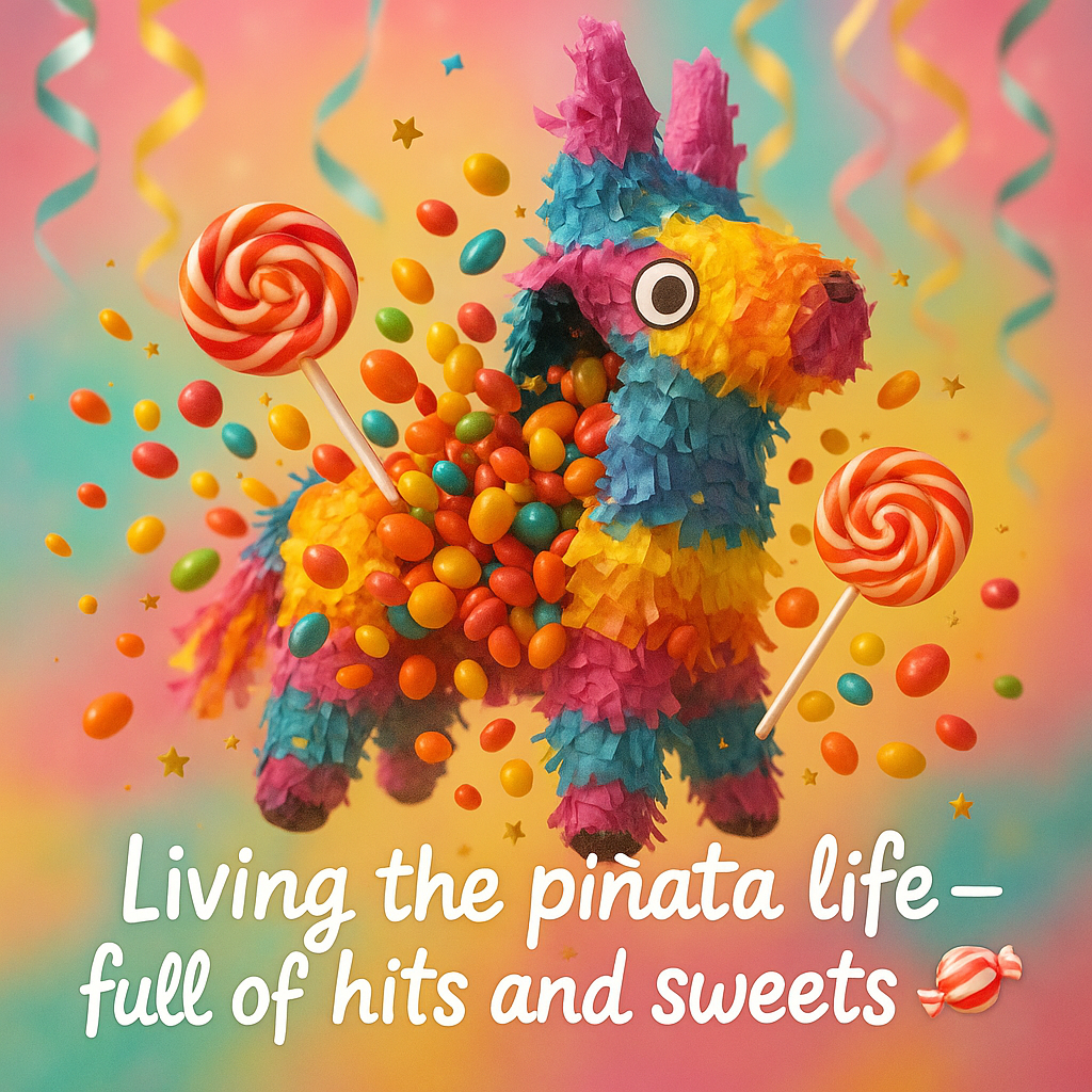 Living the pinata life — full of hits and sweets Pinata Puns