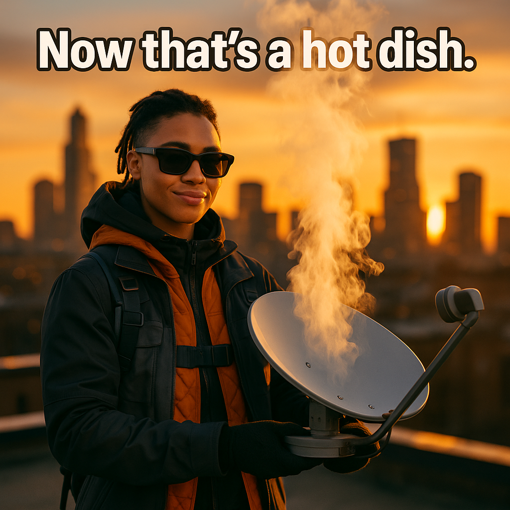 Now thats a hot dish. Dish Puns