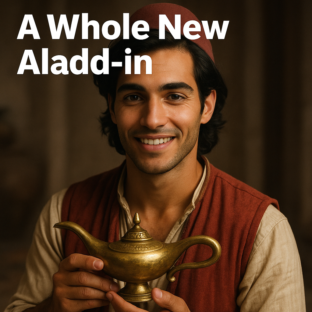 A whole new Aladdi in Aladdin Puns