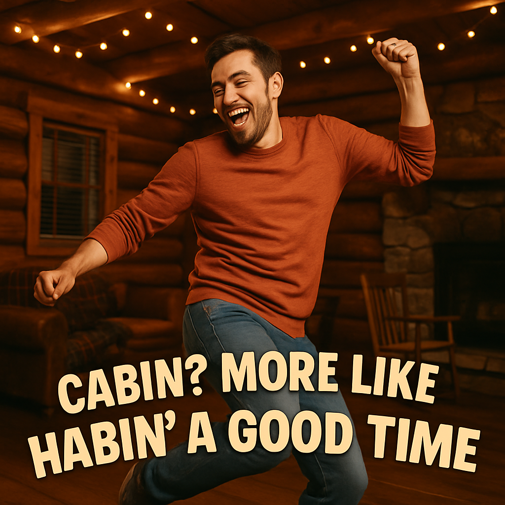 Cabin More Like Habin a Good Time Cabin Puns