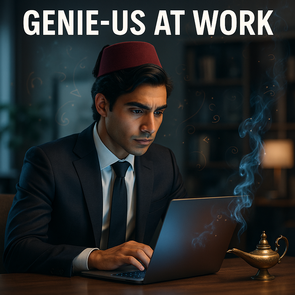 Genie us at Work Aladdin Puns