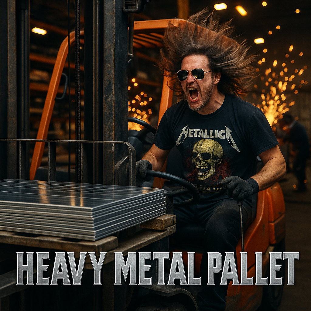 Heavy metal pallet Pallet Puns