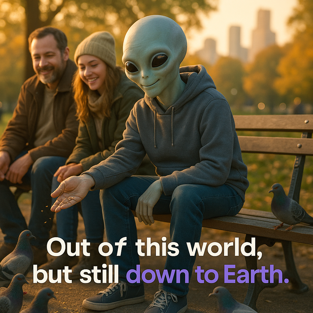 Out of this world but still down to Earth Alien Puns