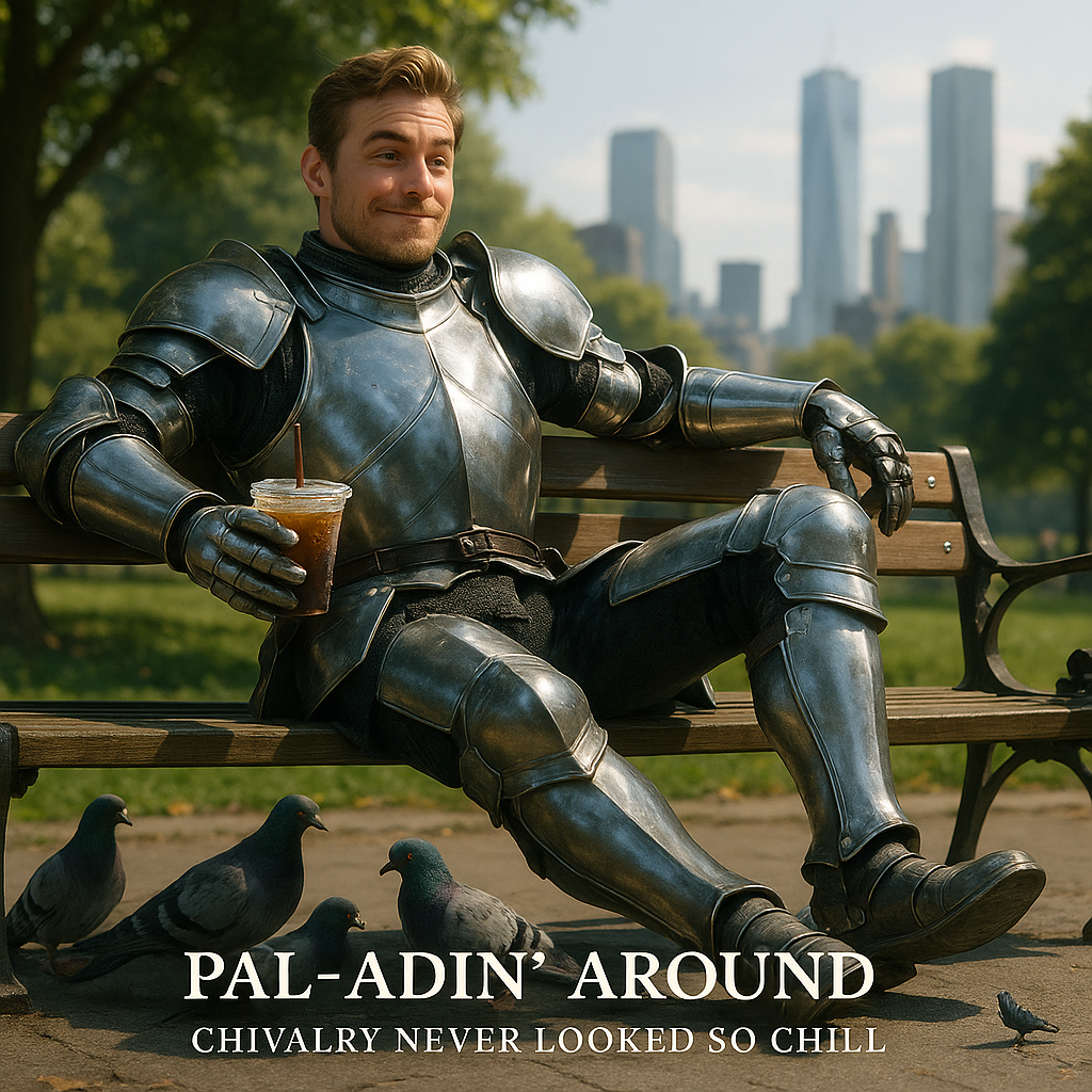 Pal adin Around Chivalry Never Looked So Chill. Paladin Puns