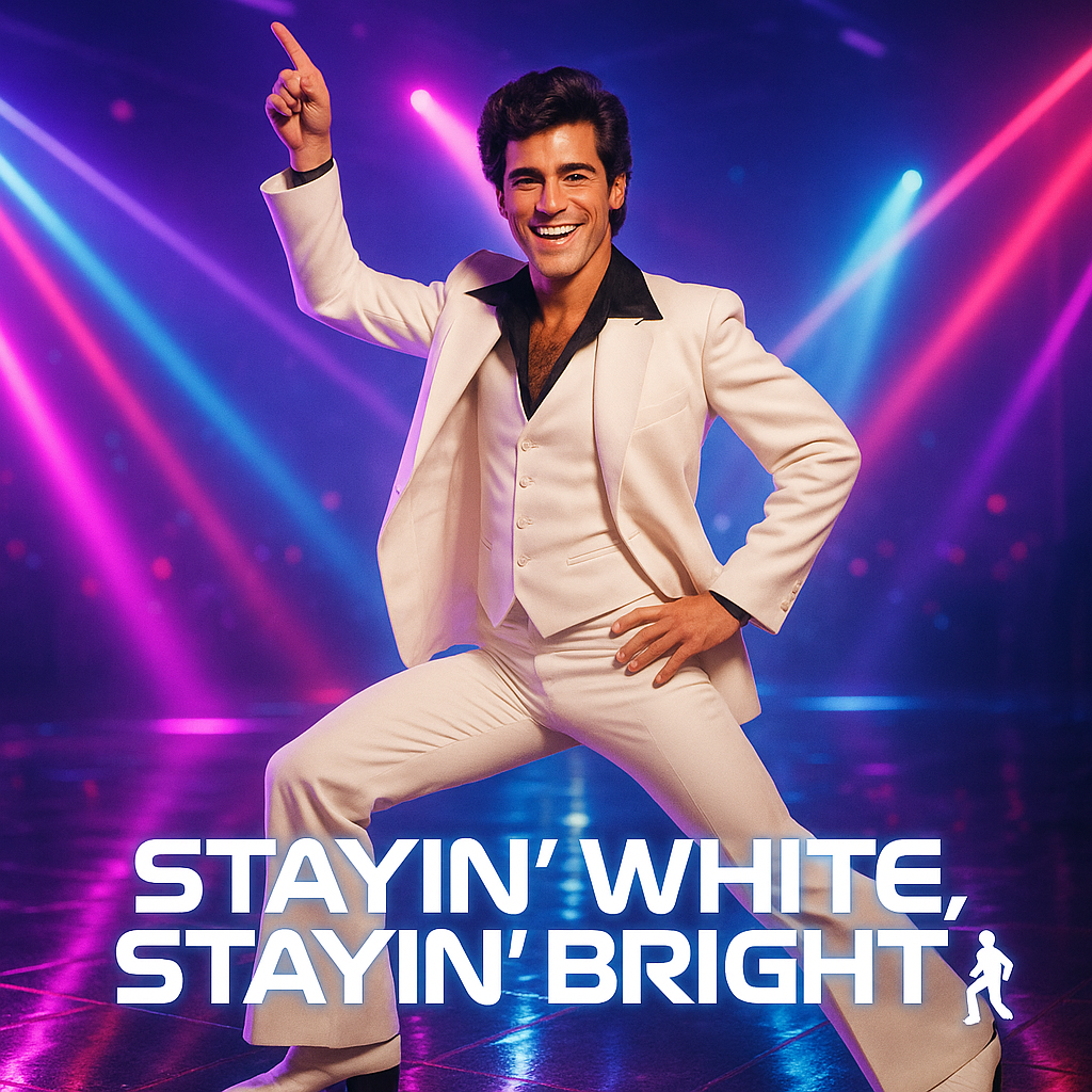 Stayin White Stayin Bright white Puns