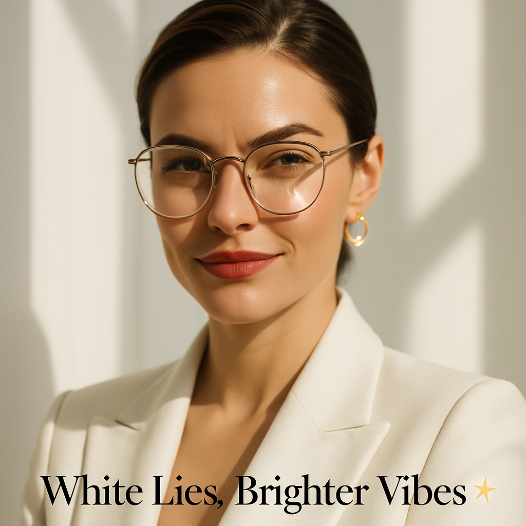 White Lies Brighter Vibes white Puns